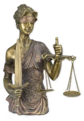 Productafbeelding van A Polyresin Buste Of Lady Justice