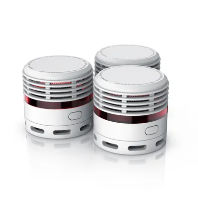 Produktbild von Brandson 3x Rauchmelder, 10-Jahres Batterie, Lautstärke 85 db, LED, Prüftaste,