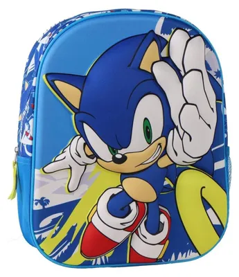 Immagine prodotto di Zaino 3D di Sonic the Hedgehog, 30 cm