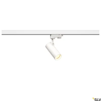 Obrázek produktu pro HELIA 50 LED reflektor pro 3fázovou vysokonapěťovou dráhu, 3000K, bílý, 35°, včetně 3fázového adaptéru