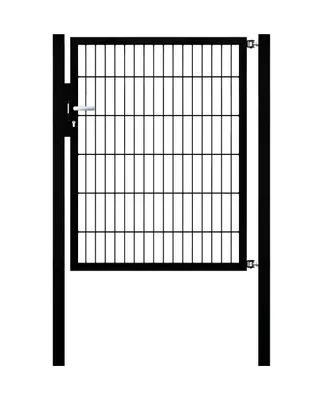 Immagine prodotto di Alberts 626518 Porta singola Flexo con accessori, nera, larghezza 100 cm, altezza 120 cm