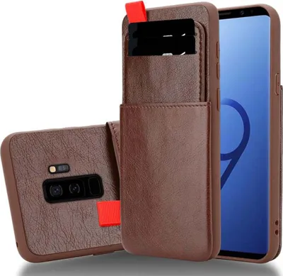 Produktbild von Cadorabo DE-124792, Samsung, Samsung Galaxy S9 PLUS, Braun