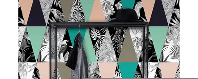 Produktbild von Coloray Fototapete 250x250 cm An Einer Wand Latex Latextapete - patchworkdesign.