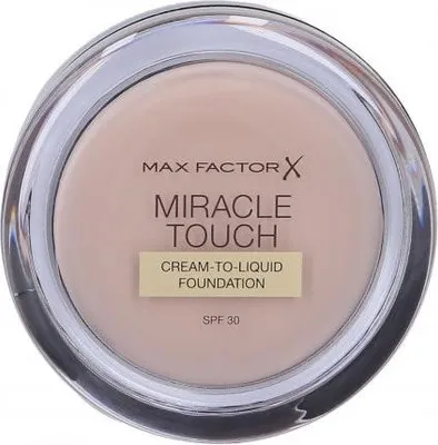 A top-down view of a jar of foundation.