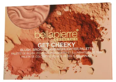 Produktbild von Bellapierre Cosmetics Beauty Palettes Get Cheeky - Blush, Bronzer und Highlighter Palette (24 g)