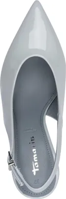 Produktbild von Tamaris Damen Lack Pumps Vegan Stilettoabsatz 1-29622-46, Größe:38 EU, Farbe:Blau