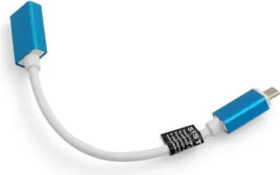 Produktbild von SYSTEM-S USB A 3.0 Buchse zu Micro USB Stecker Datenkabel Ladekabel 16 cm