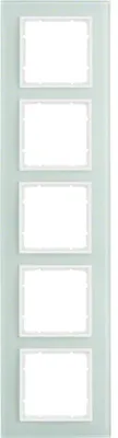Produktbild von BERKER GMBH BER B7 Rahmen                   10156909     5fach Glas polarweiss