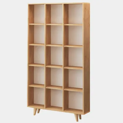 Produktbild von Holz Bücherregal "Zipa" 100 x 25 x 184 cm - Eiche