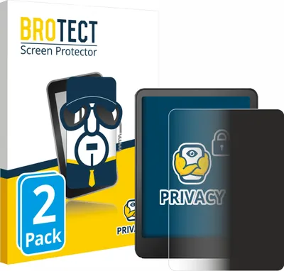 Produktbild von 2x BROTECT Sichtschutzfolie für Amazon Kindle Colorsoft Signature Edition Anti-Spy Privacy Sichtschutz Blickschutz Folie Blaulicht-Schutz