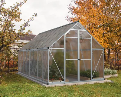 Obrázek produktu pro Skleník Palram - Canopia Essence polykarbonát 4 mm 244 x 607 cm stříbrný