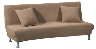 Immagine prodotto di Copertura elastica per divano a 3 posti, senza braccioli, color marrone