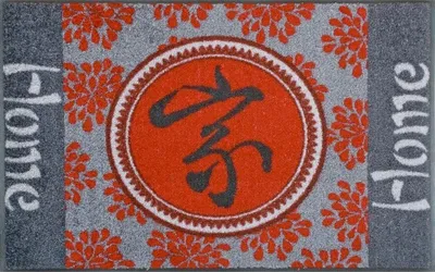 Produktbild von Waschbare Fußmatte - China Home 50x75 cm Wash+Dry Fußabstreifer