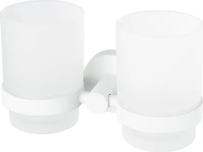 Produktbild von Haceka Kosmos Dubbele Bekerhouder 16,1x7,5x9,6 cm Wit
