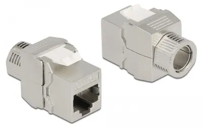 Obrázok produktu pre DELOCK Keystone modul RJ45 samica na LSA Cat.6A tienený bez náradia