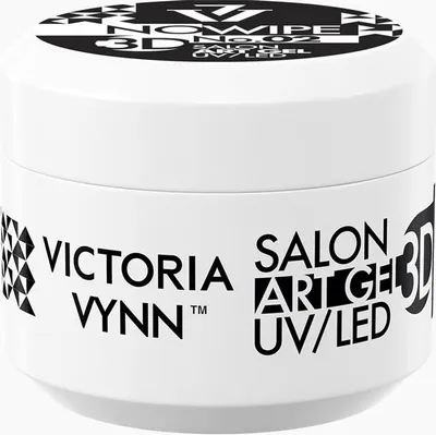Produktbild von Art Gel 3D UV/LED 02 Schwarz No Wipe 5ml
