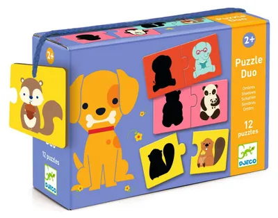 Obrázok produktu pre Djeco Puzzle duo: Tiene