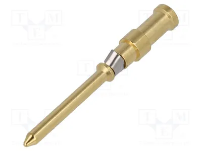 Obrázok produktu pre 1x konektor 10A D, poniklový, samica, 0,5 mm², 2 µm, 09150006123, HARTING