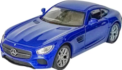 Produktbild von MERCEDES-AMG GT Modellauto Metall Modell Auto Spielzeugauto Welly Kinder Geschenk 03 (Blau-Metallic)