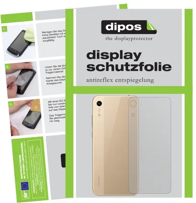 Produktbild von 2x Schutzfolie für Honor 8A Rückseite matt Displayschutzfolie Display Schutz