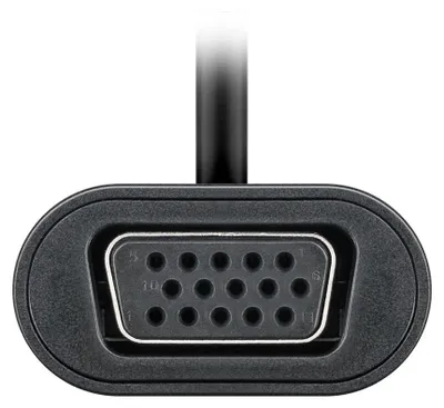 Image de Adaptateur USB-C™ vers VGA, USB-C™ mâle VGA femelle (15 broches).