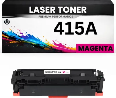 Produktbild von 2 x Toner 415A Magenta für HP kompatibel W2033A Premium Alternative  Color LaserJet M454/454dn/454dw/479/479dn/479dw/479fdw Pro MFP M454dn