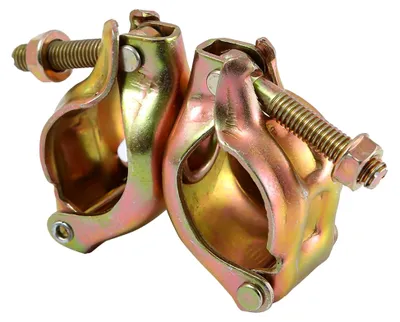 Produktbild von Drehkupplung gerüstkupplung 48 x 48 mm gerüstschellen mit Bundmutter Gerüstschelle 360° zur Befestigung von Gerüsten Ankerstange (360°)