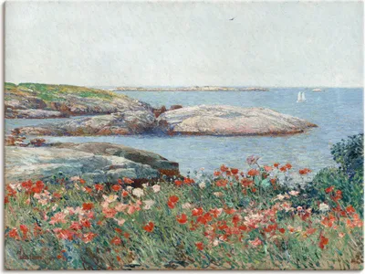 Produktbild von ARTland Leinwandbild Poppy, Isles of Shoals. 1891 Größe: 60x45 cm