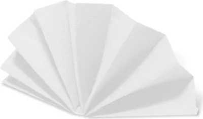 Produktbild von 50x Servietten DekoStar 38 x 38 cm weiß