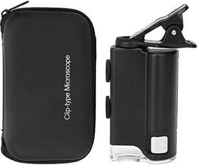 Produktbild von 60-100X tragbare Handy-Lupe/Mikroskop, Kameras und Bildgebung Endoskope Fiberskope Zoom-Handy-Mikroskop mit LED & UV-Licht,Endoskope