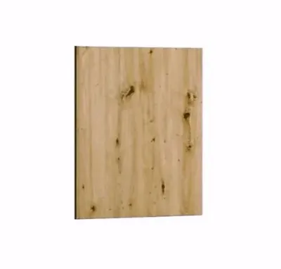 Productafbeelding van Keukenonderkast 45 cm - Eikenhout Artisan en grafiet - De afwasmachinefront is inbegrepen - Plint is onderdeel van de set - Hoogte 57 cm