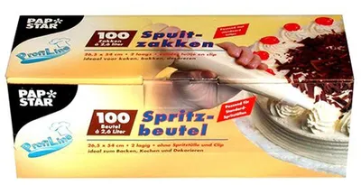Zdjęcie produktu dla PAPSTAR 12488 Worek do wyciskania PAPSTAR LDPE, przezroczysty, 2,6 litra
