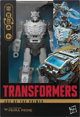 Zdjęcie produktu dla Transformers Age of the Primes Voyager Class The Thirteen Prima Prime, 8 lat(a), Plastik, Szary