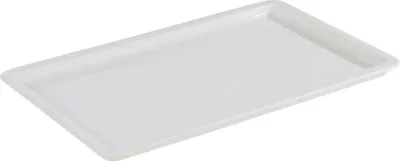 Produktbild von APS GN 1/1 Tablett aus Porzellan Weiß BxTxH:53 x 32,5 x 2,5 cm