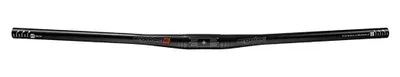 Image de Guidon ergotec FLAT BAR 31,8 en aluminium, Ø 31,8 mm, 780 mm, 12°/0°, mat, noir