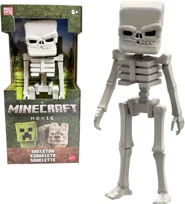 Immagine prodotto di Minecraft SKELETON Figura 25 cm dal film Mattel JFR65