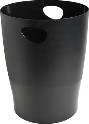 Image de Exacompta 8x Corbeille-à-papier Ecobin Ecoblack Noir 453014D