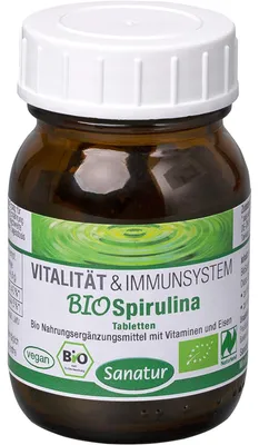 Zdjęcie produktu dla Organiczne tabletki spiruliny 100 kapsułek