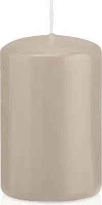 Produktbild von 24 Stumpen Kerzen Schlamm 8 x 4,8 cm (H x D) 100% Paraffin Wachs in er RAL Kerzen Güte von StückDeutschland zur Deko, Party, Hochzeit, Weihnachten