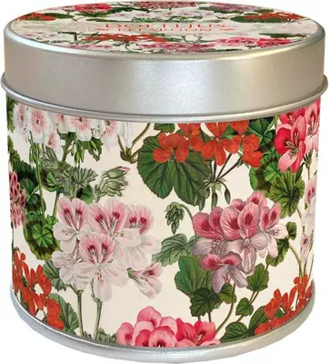 Obrázek produktu pro Vonná svíčka v plechové dóze Geranium