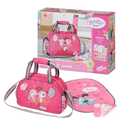 Produktbild von BABY born Wickeltasche - Puppenwickeltasche inkl. Unterlage, Windel + Puderdose