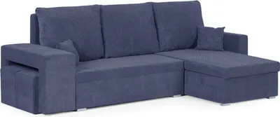 Produktbild von DOTEX2 Ecksofa mit Schlaffunktion - Marineblau