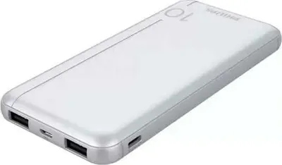 Immagine prodotto di Philips Power Bank 10000Mah 2X Usb-A Batteria D'emergenza Argento Dlp1810Nv/62