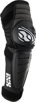 Produktbild von iXS Mallet Knie- und Schienbeinschoner, schwarz, Größe L, mit zweikomponentigen Hartschalen, Squeezebox™-System, AeroMesh™, antibakteriell, EN1621-1 , ideal für Downhill und Bikepark