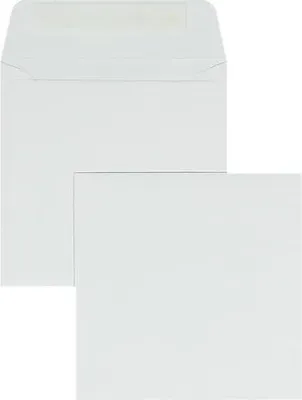 Produktbild von Briefumschläge 205x205mm 100g/qm haftklebend VE=100 Stück weiß