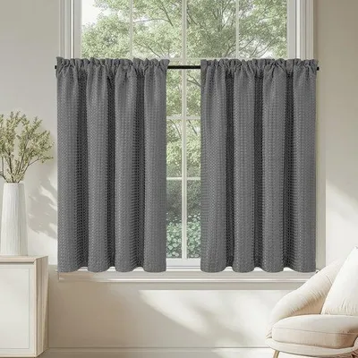 Zdjęcie produktu dla Eleganckie zasłony z woalu zapewniające prywatność, 90 x 115 cm