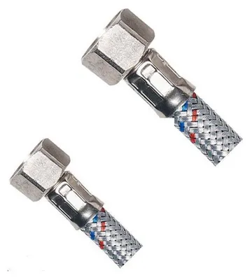 Obrázek produktu pro Flexibilní hadice z nerezové oceli FxF 3/8 "x1/2", 80 cm