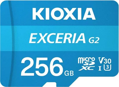 Obrázek produktu pro KIOXIA Kioxia EXCERIA G2 256 GB MicroSDHC UHS-III Class 10