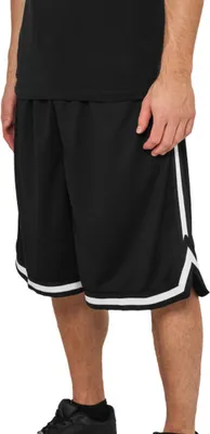 Produktbild von Urban Classics TB243 | Stripes Mesh Shorts S bis 3XL - Farbe: blkblkwht - Größe: S