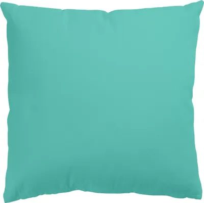 Produktbild von Dekokissen mit Motiv drinnen / Indoor Zierkissen Canvas waschbar Design türkis Unifarben Sofakissen ohne Füllung